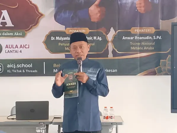 Al-Azhar Insan Cendekia Jatibening menggelar pelatihan (training) Metode ANABA bagi para guru sebagai upaya meningkatkan kompetensi pengajar dalam pembelajaran Al-Qur'an.