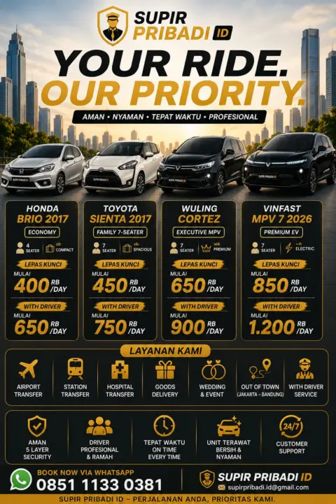 Hadir di Bekasi, SUPIR PRIBADI ID Hadirkan Solusi Mobilitas Fleksibel untuk Warga 1 IMG 20260819 WA00601