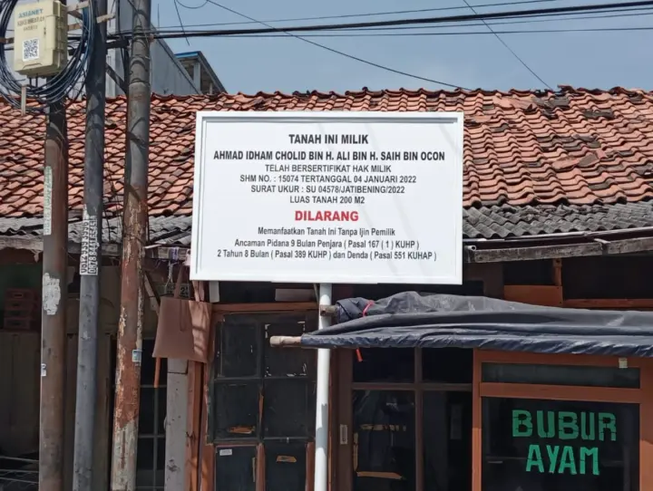 Diduga Terbit Berdasarkan Alas Hak yang Salah, Tanah di Perum Depkes Jatibening Dipersoalkan Ahli Waris 3 Diduga Terbit Berdasarkan Alas Hak yang Salah, Tanah di Perum Depkes Jatibening Dipersoalkan Ahli Waris