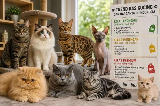 Bukan Sekadar Peliharaan: Ini Ras Kucing yang Jadi Primadona Pecinta Kucing di Indonesia