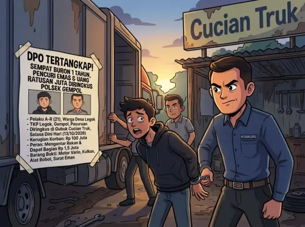 Ilustrasi AI penangkapan (AI)